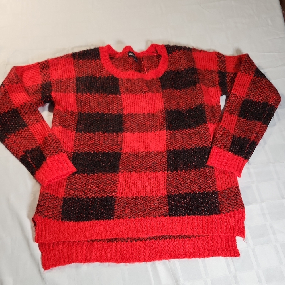 Love & liberty Buffalo Plaid Women's Sweater